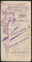 Neumann cs. és kir. udvari és kamarai szállító Temesvár számolócédula, szakadással
