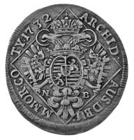 1732N-B 1/4 Tallér Ag "III. Károly" Nagybánya (7,16g) T:XF patina
Hungary 1732N-B 1/4 Tha...