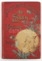 Madách Imre: Az ember tragédiája. A Pesti Napló olvasóinak. A költő arcképével, egy kézirat-hasonmással és Zichy Mihály öt fénynyomatú képével. Bp., 1897, Athenaeum, 1 t. +1-32+17-32+49-242+1 p.+ 6 t. Kiadói aranyozott, festett, illusztrált vörös egészvászon-kötés, kopott, foltos borítóval, nyomdahibás: a 32. oldalt követő tábla után a: "17-32 p. +1 (A pharaó s a haldokló rabszolga) t." megismétlődik, de a 33-48. oldalak közötti lapok hiányoznak.