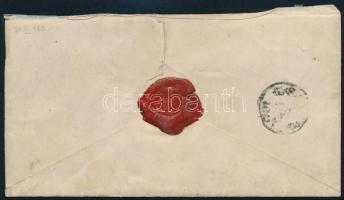 ~1872 Réznyomat 5kr levélen "RÉV.KOMÁROM"