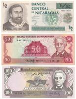 Nicaragua 1984. 100C + 1985. 50C + DN(1992) 1/2C Nicaragua 1984. 100 Centavos + 1985. 50 Centavos + ND(1992) 1/2 Centavo Krause P#141, P#153, P#172