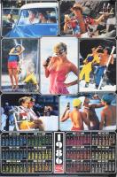 1986 Coca Cola reklámos fali naptár plakát 60x80 cm