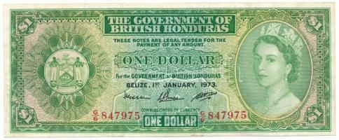 Belize / Brit Honduras 1973. 1$ "II. Erzsébet" T:F szép papír Belize / British Honduras 1973. 1 Dollar "Elizabeth II" C:F fine paper Krause P#28c