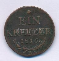 1816B 1kr Cu T:VF ph. Huszár 2058, Unger III.: 1406.a