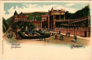 Budapest I. Várbazár. Gustav Ertel litho