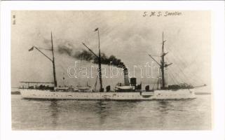 SMS Seeadler, German Navy (Kaiserliche Marine) three-masted steel-hulled sailing ship, served as a merchant raider in World War I - modern reprint (EK)