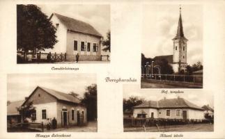 Beregbarabás csendőr laktanyával és Hangya szövetkezettel