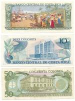 Costa Rica 1983. 10C + 1989. 5C + 1993. 50C T:AU-F
Costa Rica 1983. 10 Colones + 1989. 5 Colones + ...