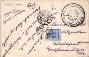 1938 Érsekújvár, Nové Zámky; s: G. Pokorny + "1938 Érsekújvár visszatért" So. Stpl (EK)