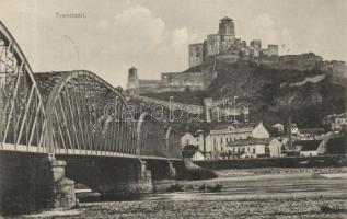 Trencsén viaduct and castle