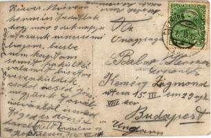 1915 Osztrák-magyar katonák csoportja / WWI Austro-Hungarian K.u.K. military, group of soldiers. pho...