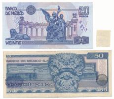 Mexikó 1981. 50P + 1994. 20P + tematikailag hozzáillő bélyeggel T:XF-F szép papír
Mexico 1981. 50 P...