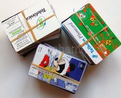 300db különböző külföldi telefonkártya