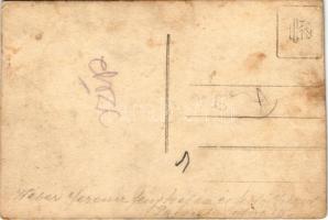 Magyar katona lovon / Hungarian military, soldier with horse. photo (vágott / cut)