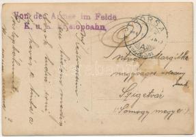 1918 Borsa, Első világháborús román falusi asszonyok javítják a síneket a Borsa-­Priszlop-Jakobeny k...