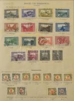 Régi világalbum 1850-1907 benne kb 2000 klf bélyeg, szinte mind klasszikus, jobb értékekkel