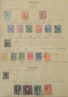 Régi világalbum 1850-1907 benne kb 2000 klf bélyeg, szinte mind klasszikus, jobb értékekkel