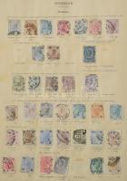 Régi világalbum 1850-1907 benne kb 2000 klf bélyeg, szinte mind klasszikus, jobb értékekkel