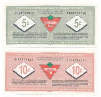 Kanada 1989. 5c + 10c "Canadian Tire" bónusz kupon T:AU
Canada 1989. 5 Cents + 10 Cents &...