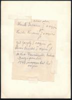 1943. november, M Kir. Pénzügyőri Szakasz Borgóprundnál, hátoldalon feliratozott fotó, 17×24 cm