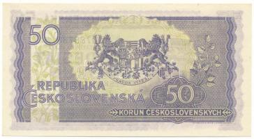 Csehszlovákia 1945. 50K T:AU,XF
Czechoslovakia 1945. 50 Korun C:AU,XF
Krause P#62