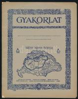 cc 1930 Irredenta iskolai gyakorló füzet