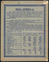 cc 1930 Irredenta iskolai gyakorló füzet