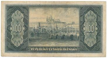 Csehszlovákia 1945. 100K T:F
Czechoslovakia 1945. 100 Korun C:F
Krause P#63