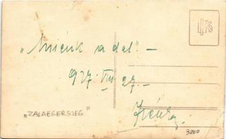 1927 Zalaegerszeg, Zalaegerszegi Egyházi Ének és zeneegyesület vegyeskar csoportképe. photo (EB)