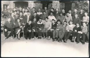 1959 Olimpiai edzőtábor 8 sportoló aláírása Bodó László, Kabó Gyula, Kis Ibolya, Kiss elemér, stb