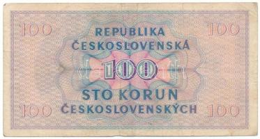 Csehszlovákia 1945. 100K T:VG
Czechoslovakia 1945. 100 Korun C:VG
Krause P#67