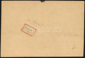 1938 Levelezőlap 2f bérmentesítéssel Budapestről alkalmi bélyegzéssel Mátészalkára, 16f portóval vis...