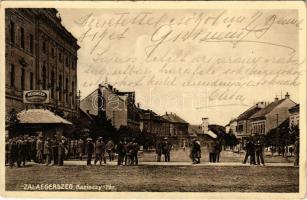 Zalaegerszeg, Kazinczy tér, Reisinger divatáruháza. Nemes Gábor kiadása