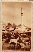 Sarajevo, market, mosque. photo (gyűrődés / crease)