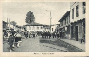 Vlore (Valona) bazaar with minaret (EB)