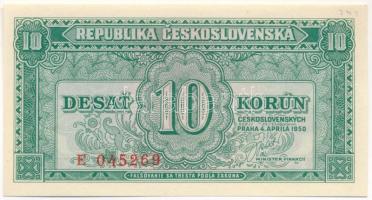 Csehszlovákia 1950. 10K T:UNC Czechoslovakia 1950. 10 Korun C:UNC Krause P#69