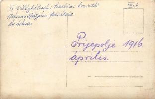 1916 Prijepolje, general view, church, mosque, mountain. photo (EK)