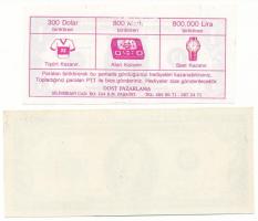 Amerikai Egyesült Államok DN 1$ reklámpénz (kisméretű) + 100$ játékpénz (kisméretű) T:XF,F
USA ND 1...