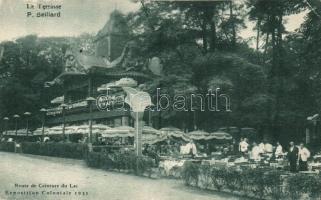 1931 Paris, Exposition Coloniale, Route de Ceinture du Lac, La Terrasse / exhibition, road, restaurant