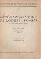 Kiss Albert: 
Mezőgazdaságunk fejlődése 1895-1935. Statisztikai tanulmány. Bevezetéssel ellátta: Ih...
