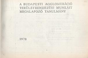 A budapesti agglomeráció területrendezési munkáit megalapozó tanulmány. Kidolgozta a BME Városépítés...