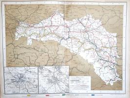 [Atlasz.] Schossig's Eisenbahn- und Verkehrs-Atlas der Oesterreichisch-Ungarischen Monarchie au...