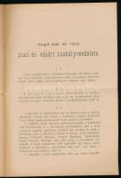 1906 Szeged Város piaci és vásári szabályrendelete 7p