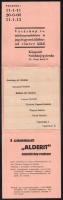 cca 1940 Jó mulatást! A központi színházjegyiroda műsora