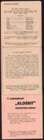 cca 1940 Jó mulatást! A központi színházjegyiroda műsora