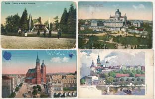 13 db régi városképes lap, Lengyelország / 13 pre-1945 town-view postcards, Poland