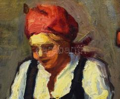 T. Mokossiny Kató (működött a nagybányai szabadiskolában 1923-1926 között): Mosó menyecske. Olaj, ka...