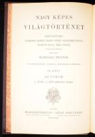 Marczali Henrik: A reformatio kora. Nagy képes világtörténet VII. köt.: Az újkor. I. rész. Bp., é.n. (cca 1900), Franklin-Társulat - Révai. Szövegközti és egészoldalas képekkel, kihajtható mellékletekkel. Kiadói aranyozott gerincű félbőr-kötés, kissé sérült gerinccel, néhány sérült, kijáró lappal, egy lapon szakadásból eredő hiánnyal.