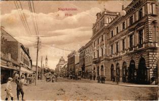 1908 Nagykanizsa, Fő út, Alt és Böhm üzlete. Ifj Wajdits József kiadása (fa)