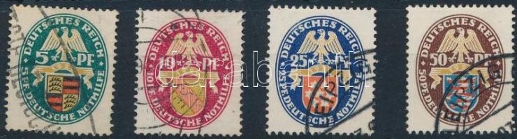 Deutsches Reich 1926 Címerek sor Mi 398-401 (Mi EUR 160.-)